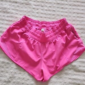 Lululemon Athletica Bright Pink Athletic Shorts
